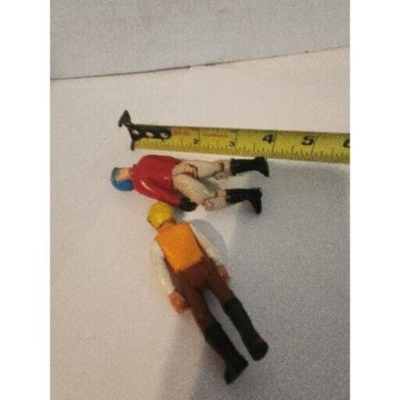 Vintage -1974 Fisher Price Adventure People Racing  Figure 4" Tall Lot Of 2 - Picture 3 of 5
